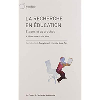 La recherche en éducation. Etapes et approches, 4e édition revue et corrigée