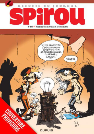 Recueil Spirou N°343, Du 23 septembre 2015 au 25 novembre 2015