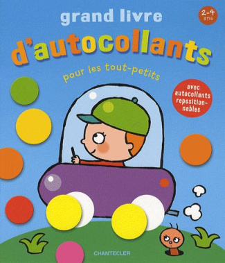 Grand livre d'autocollants pour les tout-petits. 2-4 ans
