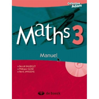 Maths 3 Manuel (3e Edition) / Avec CD-Rom