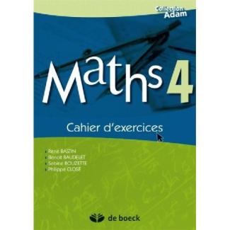 Maths 4 - cahier d'exercices