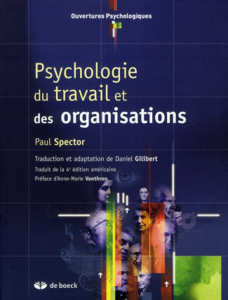 Psychologie du travail et des organisations