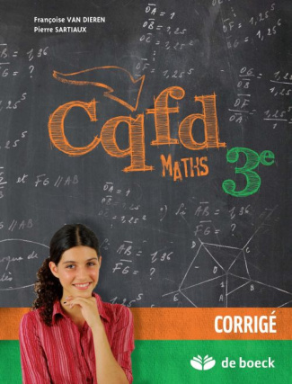 CQFD MATHS 3E - CORRIGE