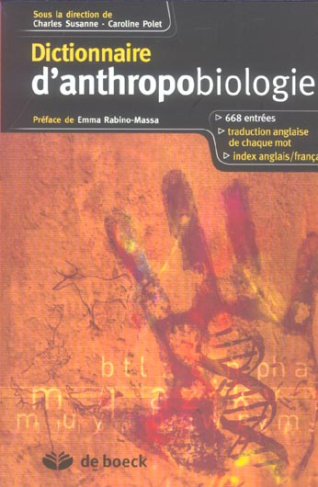 Dictionnaire d'anthropobiologie
