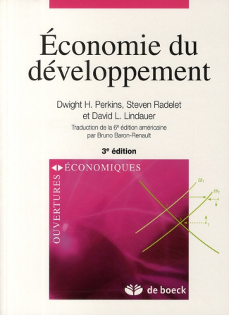 Economie du développement. 3e édition
