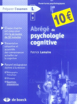 Abrégé de psychologie cognitive