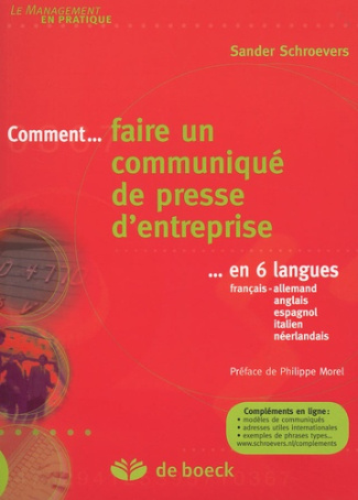 Comment... faire un communiqué de presse d'entreprise. ...En 6 langues