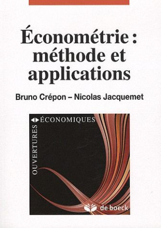 Econométrie : méthode et applications