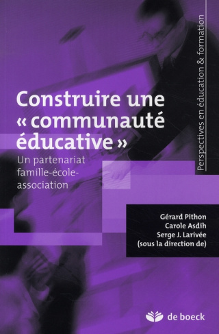 Construire une "communauté éducative". Un partenariat famille-école-association