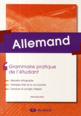 Allemand. Grammaire pratique de l'étudiant