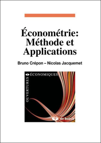 Econométrie. Méthode et applications, 2e édition