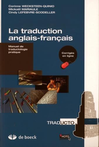La traduction anglais-français. Manuel de traductologie pratique