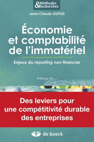 Economie et comptabilité de l'immatériel. Enjeux du reporting non financier
