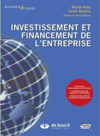 Investissement et financement de l'entreprise