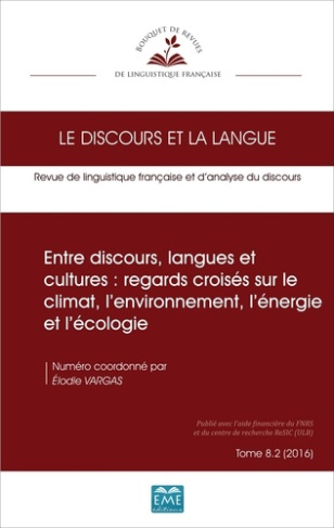 Entre discours, langues et cultures : regards croisés sur le climat, l'environnement, l'énergie et l