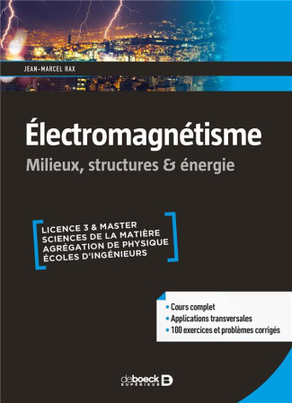 Electromagnétisme. Milieux, structures, énergie