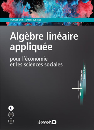 Algèbre linéaire appliquée pour l'économie et les sciences sociales