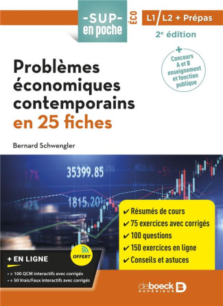 Problèmes économiques contemporains en 25 fiches. 2e édition