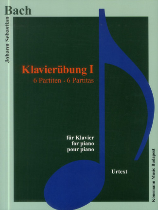 Bach - klavierubung I - exercices pour piano - 6 partitas. Partition