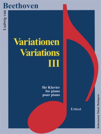 Beethoven variations III - pour piano. Partition