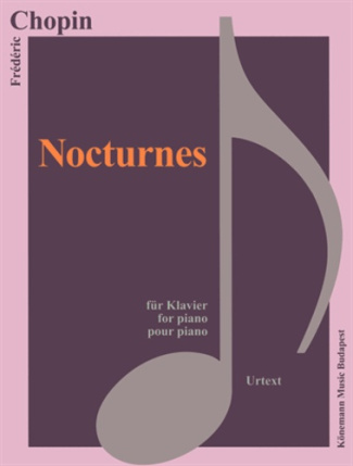 Chopin nocturnes - pour piano. Partition