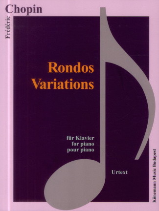 Chopin - Rondos variations - pour piano. Partition