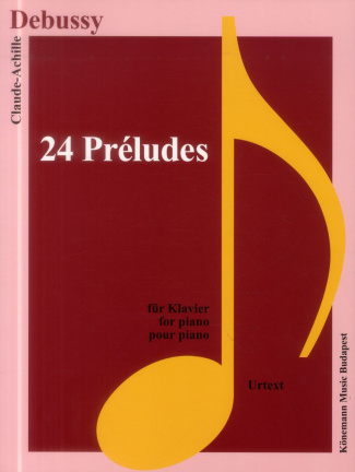 Debussy - 24 préludes - pour piano. Partition