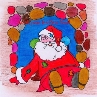 Sarah joue les père Noël