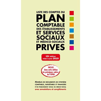 Liste des comptes du plan comptable des établissements et services sociaux et médico-sociaux privés.