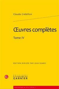 OEUVRE COMPLETE EDITION REVUE ET CORRIGEE TOME IV