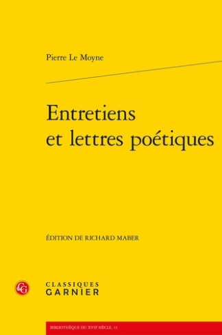 ENTRETIENS ET LETTRES POETIQUE