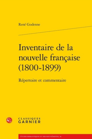 INVENTAIRE DE LA NOUVELLE FRANCAISE (1800 1899)