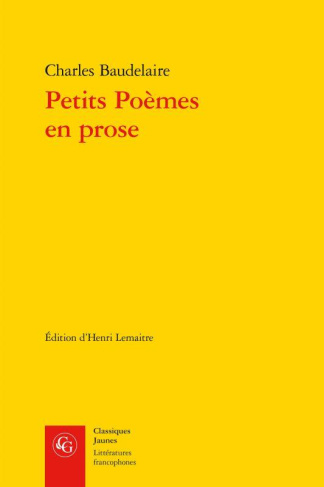 Petits poèmes en prose