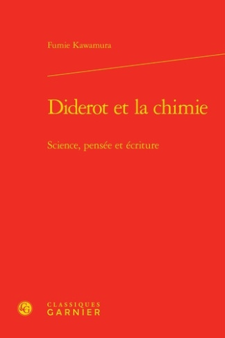DIDEROT CHIMIE - SCIENCE PENSEE ECRITURE