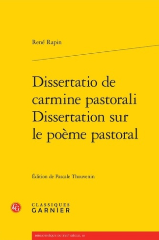 DISSERTATIO CARMINE PASTORALI DISSERTATION SUR POEME PASTORAL