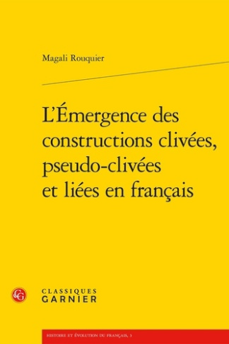 L EMERGENCE CONSTRUCTIONS CLIVEES PSEUDO-CLIVEES LIEES EN FRANCAIS
