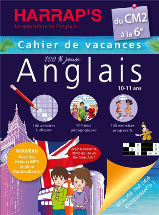 Cahier de vacances anglais du CM2 à la 6e