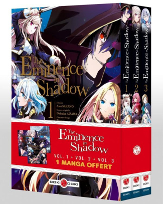The Eminence in Shadow : Pack en 3 volumes : Tomes 1 à 3. Dont 1 tome offert