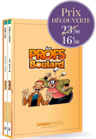 Pack en 2 volumes : Les Profs Tome 1, Interro surprise ; Boulard Tome 3, En mode écolo