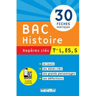 Bac Histoire, repères clés, Tle L, ES, S