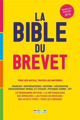 La bible du brevet. Edition 2018