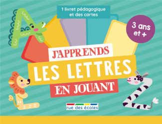 J'apprends les lettres en jouant. Avec 1 livret pédagogique et des cartes