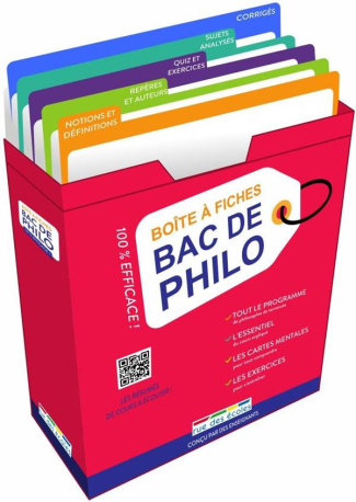 Boîte à fiches Bac philosophie. 80 fiches pour réussir !