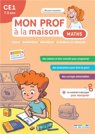 Mon prof à la maison maths CE1