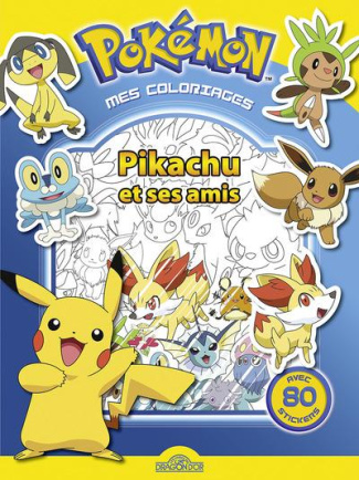 Pikachu et ses amis. Mes coloriages