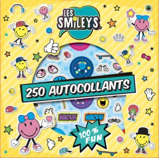 Les Smileys. 250 autocollants