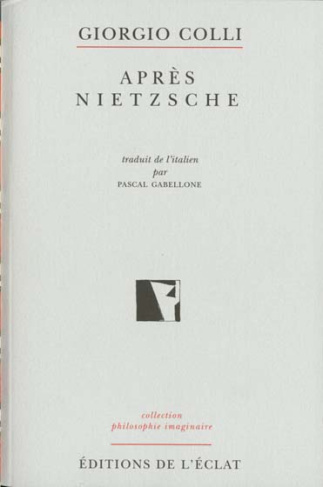 APRES NIETZSCHE