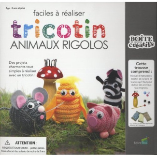 Coffret tricotin animaux rigolos