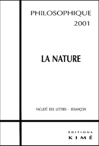 Philosophique 2001 : La nature