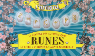 Le coffret des authentiques Runes. Livre   25 runes en agate naturelle
